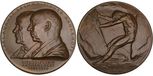 Sweden Edlund and Nauckhoff Medal 100540