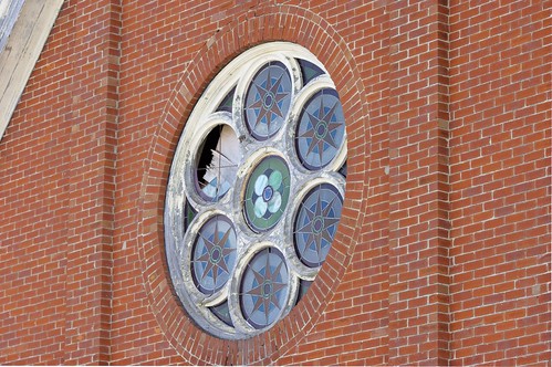 hdr pentaxk3ii countryroads oldbuildings church window stain glass baptist