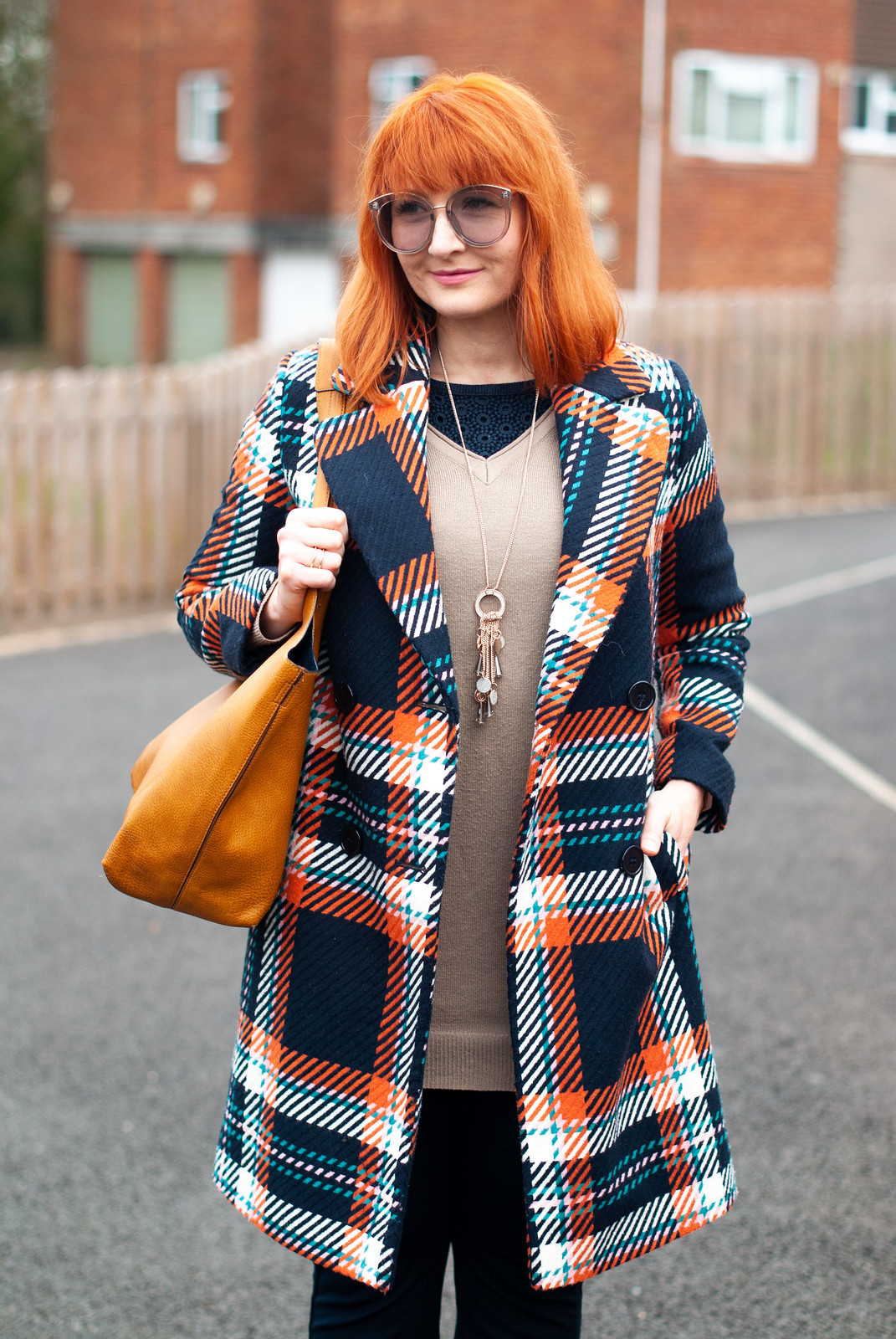 Over 40 Style: Dressing in Shades of Two Basic Colours (Navy and Orange) | Not Dressed As Lamb