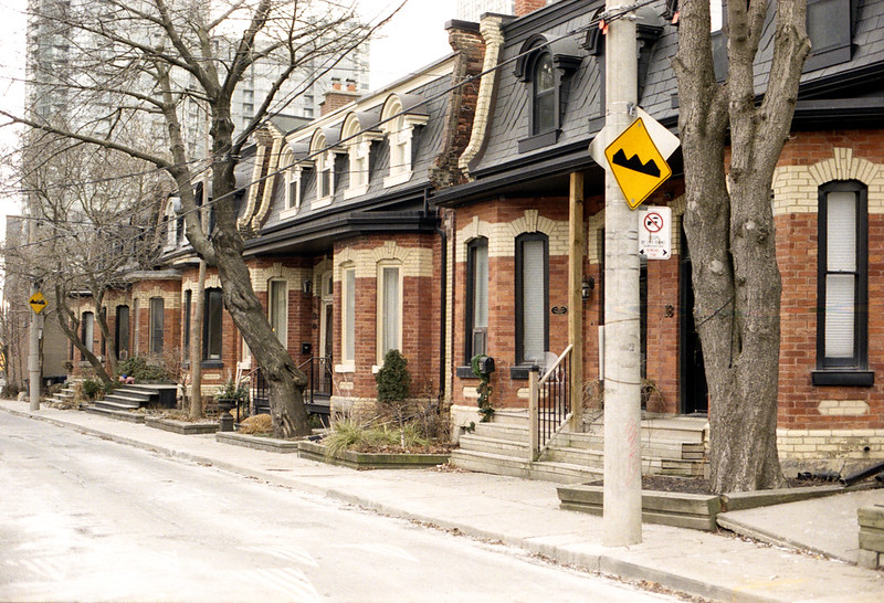 West Side of Draper St. Looking South