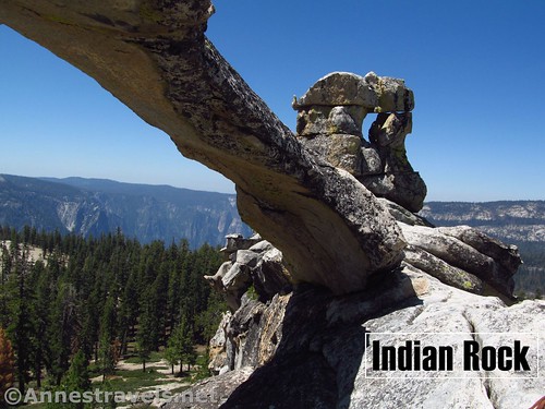 Indian Rock Arch in Yosemite National Park, California