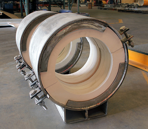 Hot Shoe Custom Designed for a 16-inch pipeline for a mining facility in the Caribbean