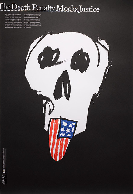 James Victore_The Death Penalty Mocks Justice 1995