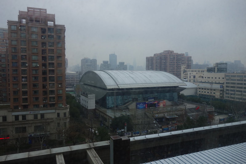 New Year's Eve Dusting of Snow in Luwan, Shanghai, China