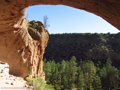 The arc of Alcove House in Bandelier National Monument, New Mexico