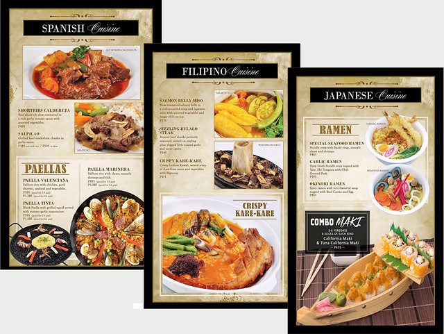 menu collage