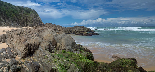 pentax k1 mir137mmf28 мир1 coast shore headland rocks sea waves algae cuttagee stitch panorama