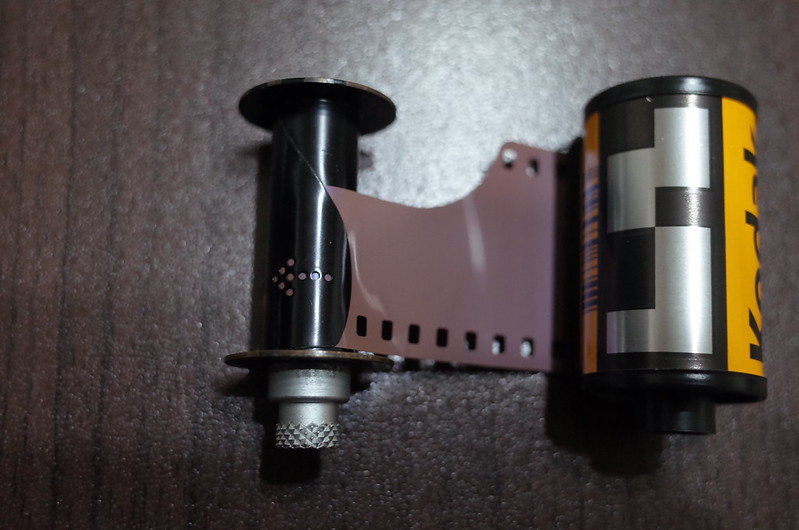 Leica M2スプールにKodac Ultramax 400をセット