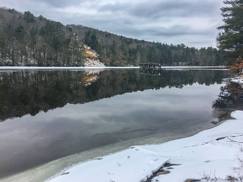 landscape river water reflections sullivancounty snow ice winter iphone6s