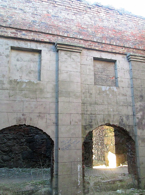 Slains Castle Interior Wall