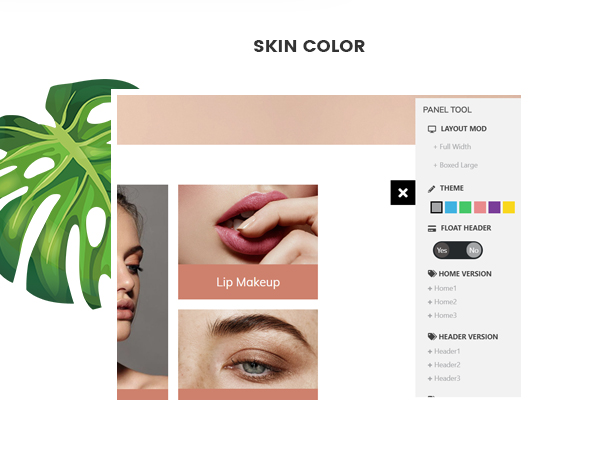 Leo Sooyoung Best Cosmetics Prestashop Theme - Mutiple Skin Colors