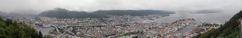 Panorama Bergen City, Norway