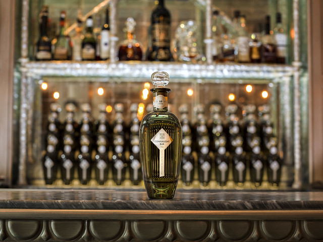 Connaught Bar Gin Bottle on Bar