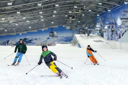 Evoluce lyžařských hal