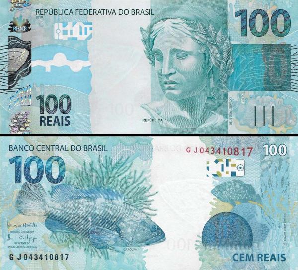 100 reais Brazília 2010, P257