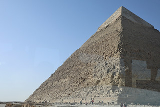 Giza - Pyramids Khafre from bus