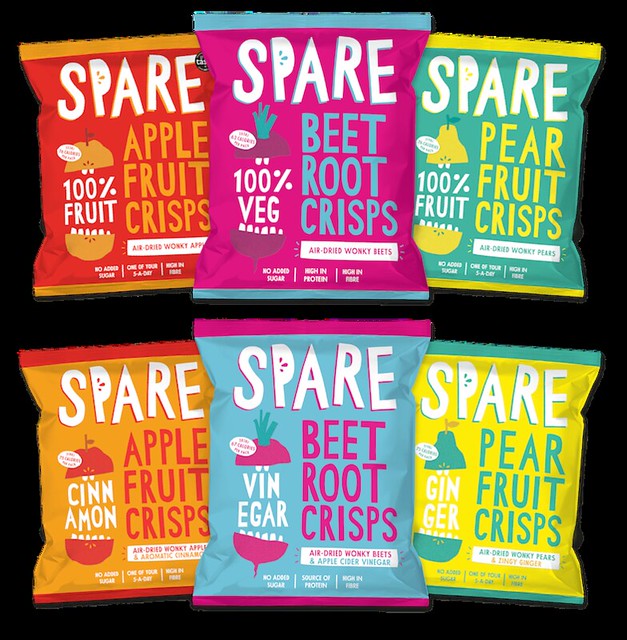 Win a Gift Set of Wonky Fruit and Veg Crisps from Spare Snacks