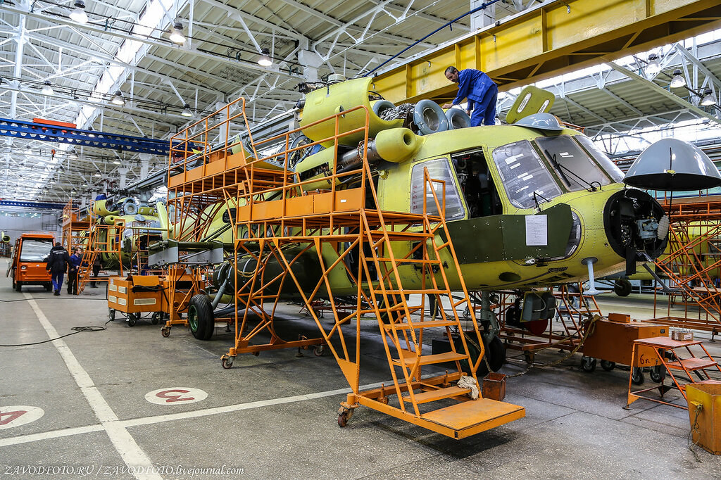 Сколько вертолётов построила Россия в прошлом году