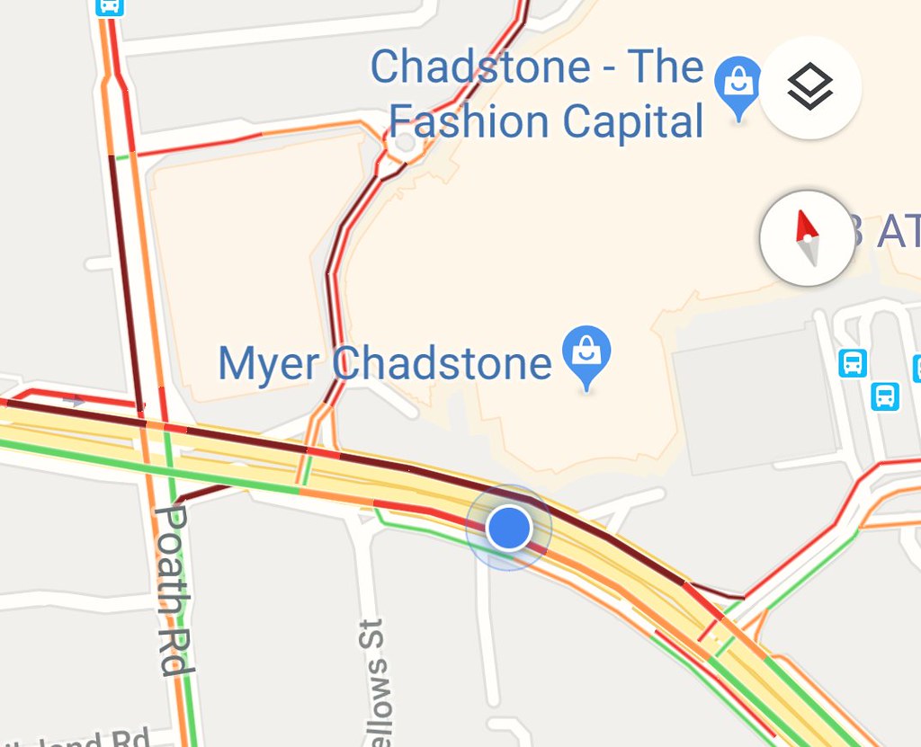 Traffic at Chadstone, Boxing Day 2018