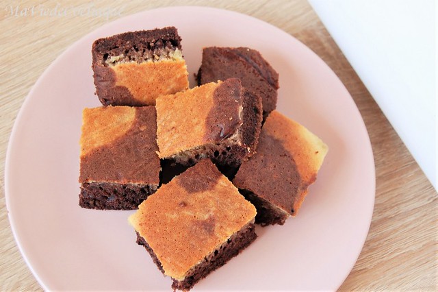 brownie marbré sans gluten sans lactose