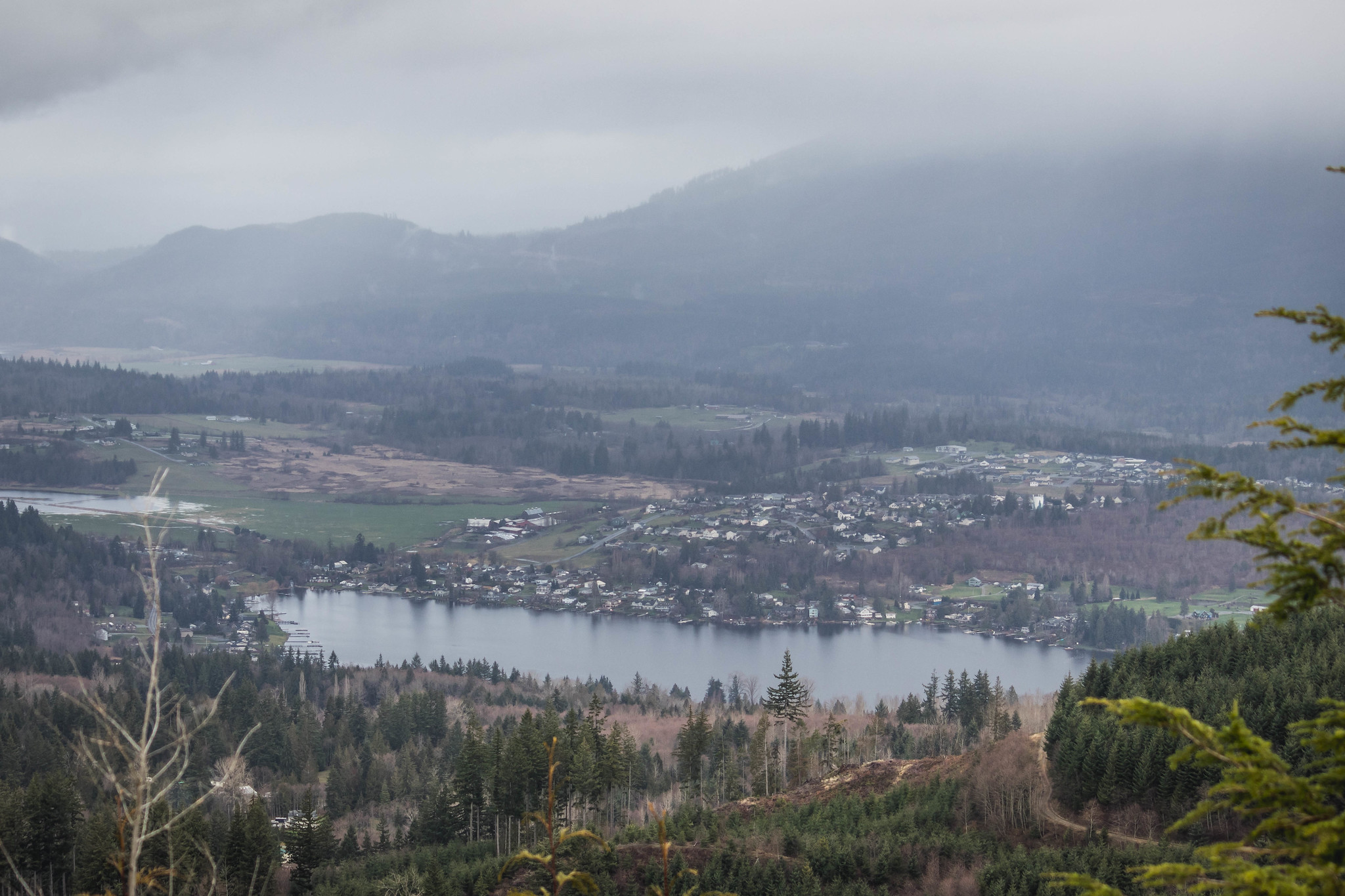 Big Lake below Devils Mountain