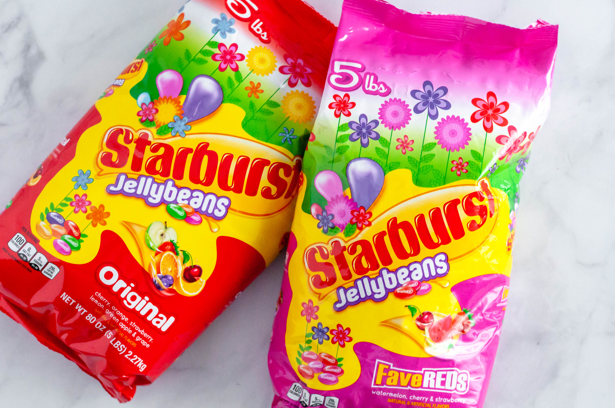 STARBURST® Jellybeans Popcorn Balls are the perfect treat for your Easter baskets. Grab a bag at a great value from Sams Club to make this fun dessert.