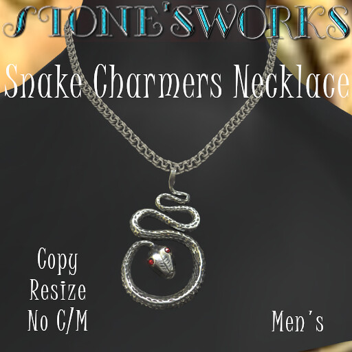 SNAKE CHARMERS NECKLACE M Stone’s Works