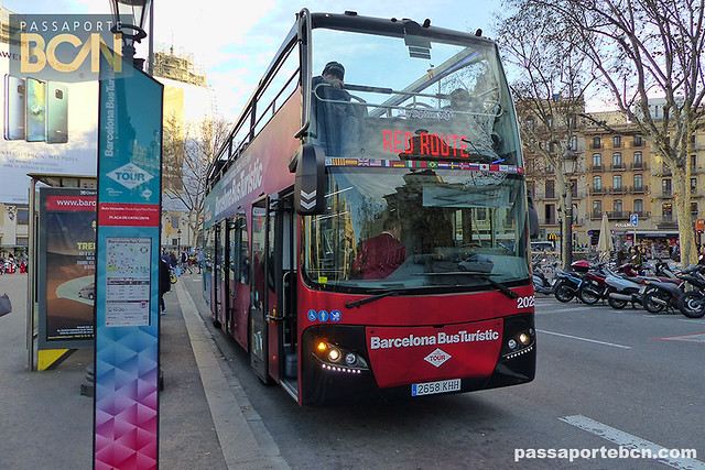 ônibus turístico em Barcelona
