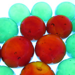 Green & Red Glowing Marbles