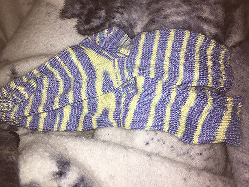 Karen’s Basic Socks by Winwick Mum is her first pair of socks!!