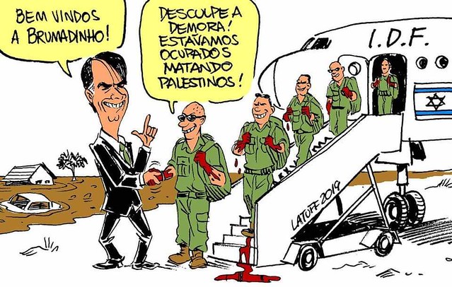 Militares israelenses iniciam trabalhos em Brumadinho (MG) - CrÃ©ditos: Carlos Latuff