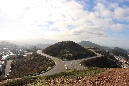 hill road sightseeing vista overlook california sanfrancisco