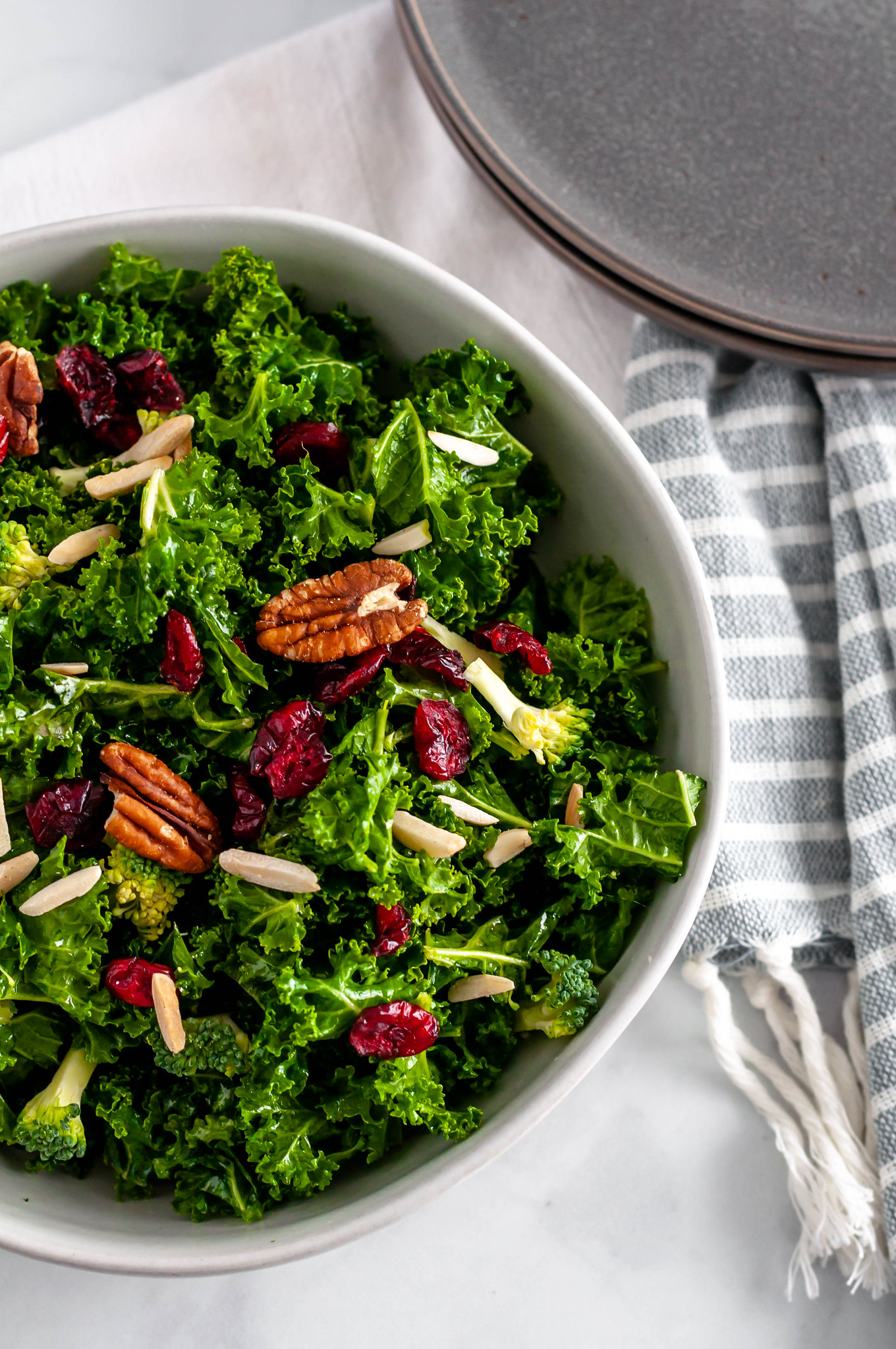 This Copycat Chick-fil-A Superfoods Salad is so simple to make and tastes so similar to the restaurant version but healthier. Perfect for clean eating.