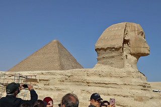 Giza - Sphinx side view