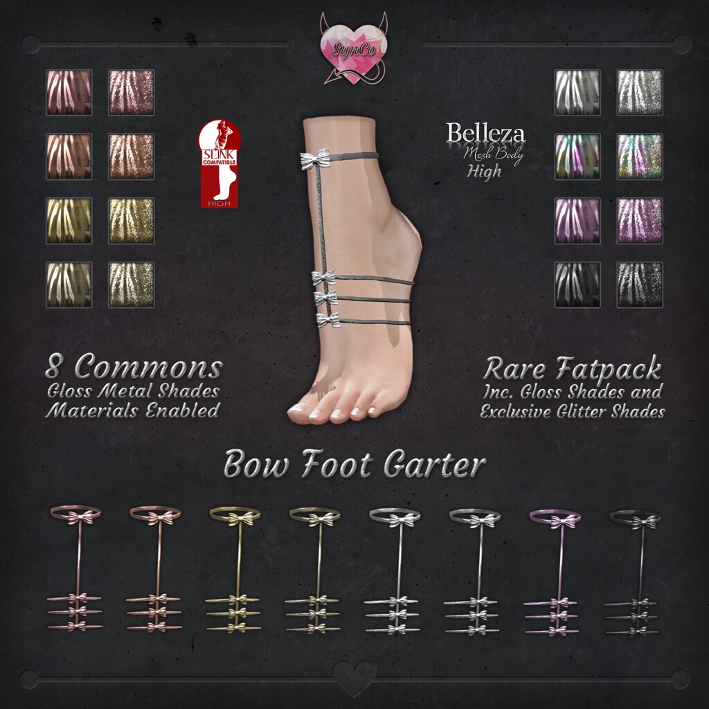 SynCo – Bow Foot Garter Key
