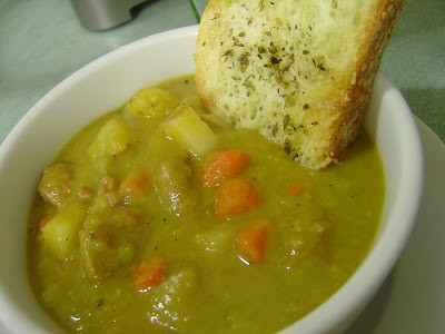 Ina's split pea soup