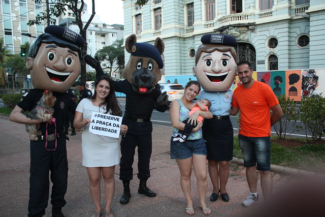 Guarda Municipal promove ação na Praça da Liberdade