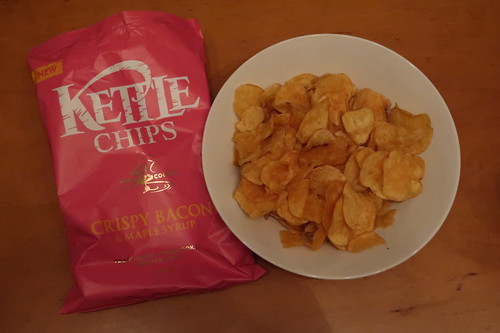 Kettle Chips (Sorte: Crispy Bacon & Maple Syrup)