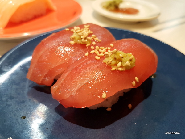 Tuna with Yuzu Pepper sushi
