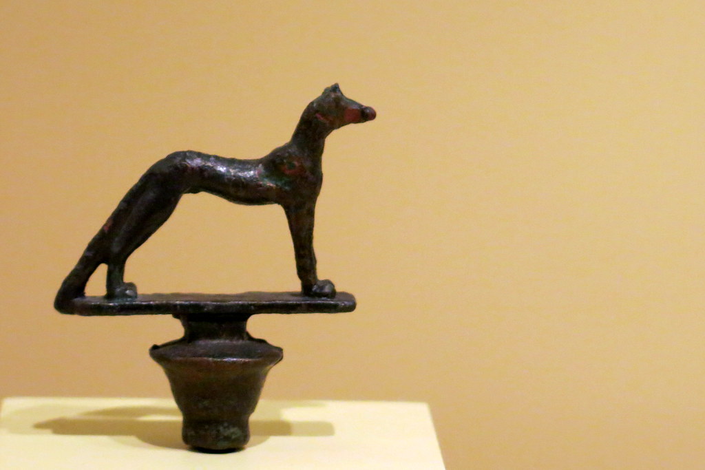Chacal, bronce, Baja época, 664- 332 a.C.,
