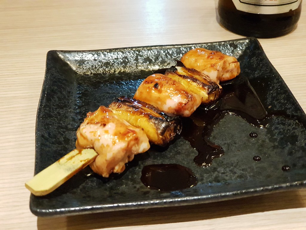 鸡腿肉与日本韭菜 Negima (Chicken Thigh w/Japanese Leek) rm$6 @ Menzo Ramen at Evolve Concept Mall, PJ Ara Damansara