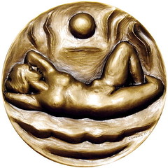 1987 Robert Cronbach Nude Women Medal obverse