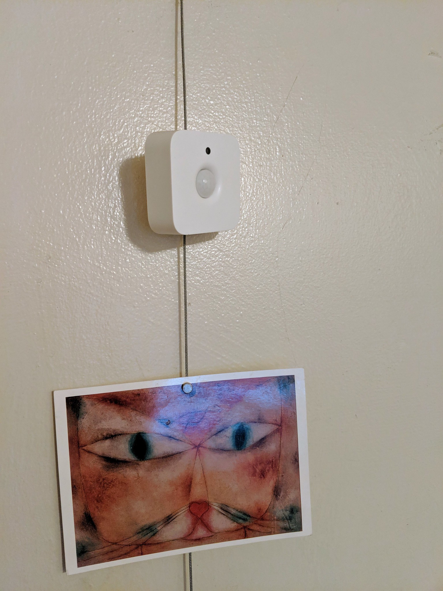 Philips Hue motion sensors include a magnet