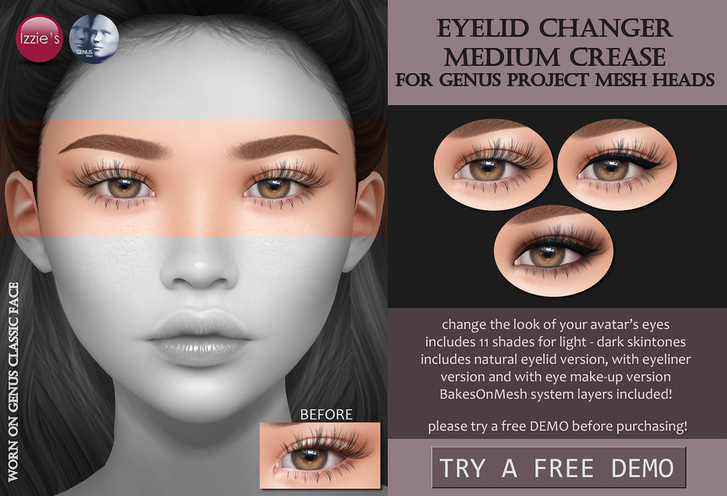 Genus Eyelid Changer medium crease (Uber)