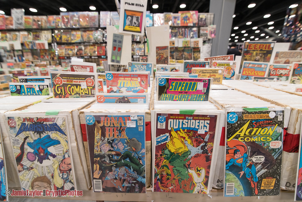 Comic books for sale at Fan Expo Vancouver at Vancouver Convention Centre on March 2nd 2019