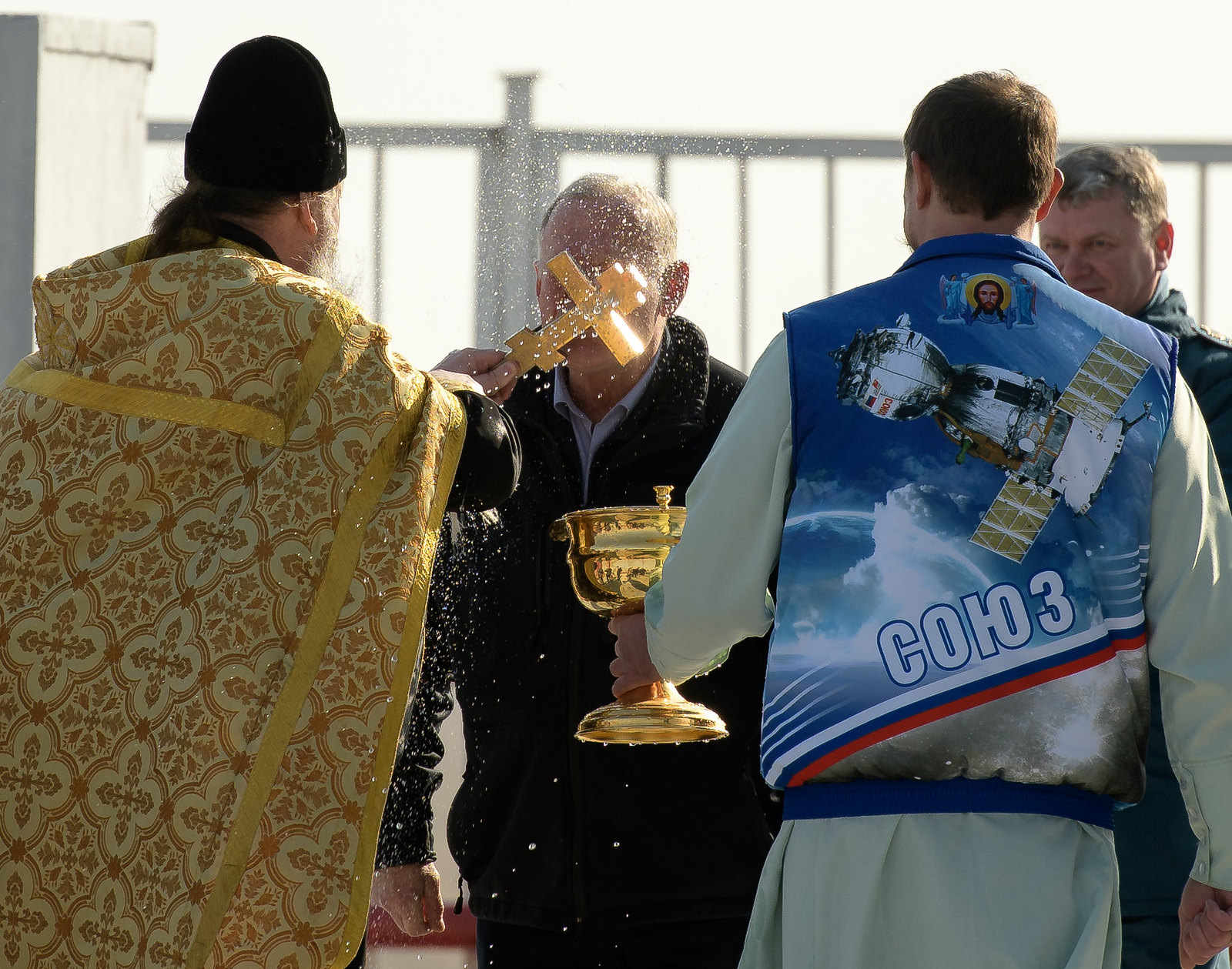 Expedition 59 Soyuz Blessing (NHQ201903140005)