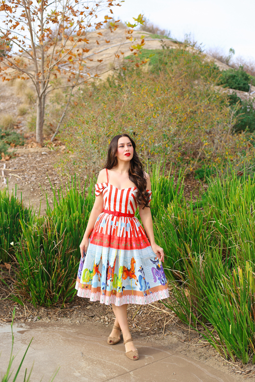 Vintage Inspired by Jackie Poppins Carousel Disneybound  Dress
