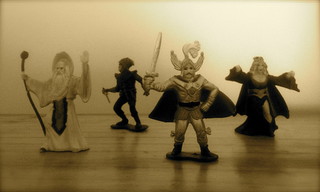Dungeons & Dragons Mini Figures by LJN