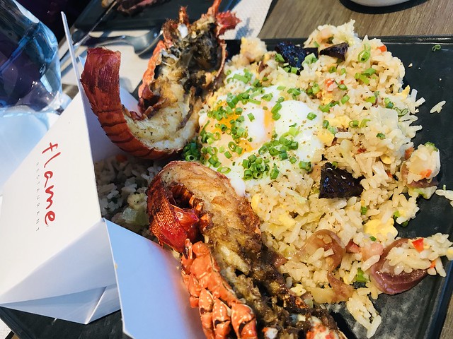 Lobster with fried rice