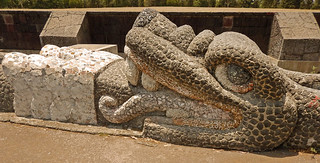 Diego Rivera's abandoned water serpent in Chapultepec Park in Mexico City